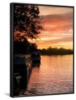 Thames Sunset 2-Charles Bowman-Framed Photographic Print