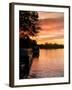 Thames Sunset 2-Charles Bowman-Framed Photographic Print