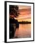 Thames Sunset 2-Charles Bowman-Framed Photographic Print