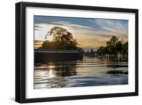 Thames Sunset-Charles Bowman-Framed Photographic Print