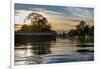 Thames Sunset-Charles Bowman-Framed Photographic Print