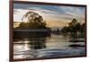 Thames Sunset-Charles Bowman-Framed Photographic Print