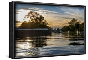 Thames Sunset-Charles Bowman-Framed Photographic Print