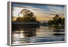 Thames Sunset-Charles Bowman-Framed Photographic Print