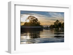 Thames Sunset-Charles Bowman-Framed Photographic Print