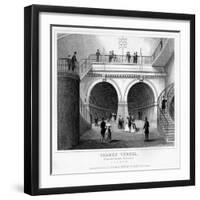 Thames Tunnel, London, 19th Century-null-Framed Giclee Print