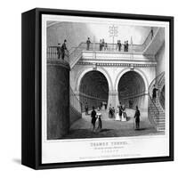 Thames Tunnel, London, 19th Century-null-Framed Stretched Canvas