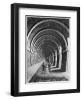 Thames Tunnel, London, Mid 19th Century-null-Framed Premium Giclee Print