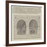 Thames Tunnel-null-Framed Giclee Print