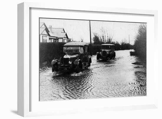 Thames Valley Floods-null-Framed Photographic Print