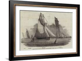 Thames Yacht Club Match, Prima Donna Rounding the Buoy at Erith-Nicholas Matthews Condy-Framed Giclee Print