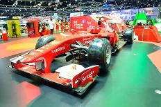 Nonthaburi - December 1: Ferrari Formula 1 Car Display at Thailand International Motor Expo on Dece-Thampapon1-Mounted Photographic Print