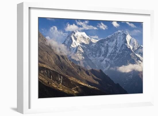 Thamserku and Kantega, Dudh Kosi Valley, Solu Khumbu (Everest) Region, Nepal-Ben Pipe-Framed Photographic Print