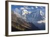 Thamserku and Kantega, Dudh Kosi Valley, Solu Khumbu (Everest) Region, Nepal-Ben Pipe-Framed Photographic Print