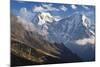 Thamserku and Kantega, Dudh Kosi Valley, Solu Khumbu (Everest) Region, Nepal-Ben Pipe-Mounted Photographic Print