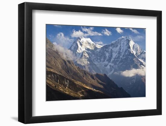 Thamserku and Kantega, Dudh Kosi Valley, Solu Khumbu (Everest) Region, Nepal-Ben Pipe-Framed Photographic Print