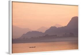 Than Lwyn (Salouen) River, Hpa An, Kayin State (Karen State), Myanmar (Burma), Asia-Nathalie Cuvelier-Framed Photographic Print