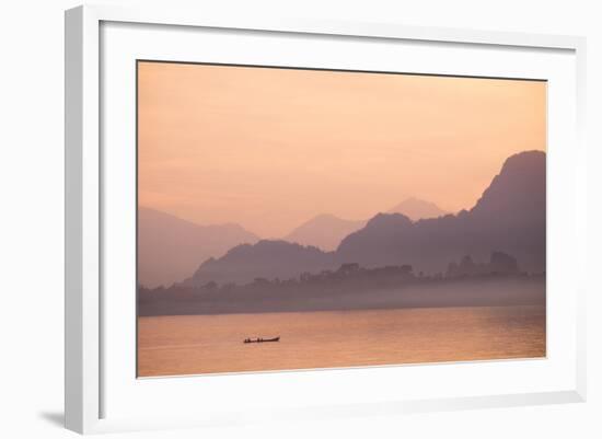 Than Lwyn (Salouen) River, Hpa An, Kayin State (Karen State), Myanmar (Burma), Asia-Nathalie Cuvelier-Framed Photographic Print