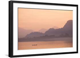 Than Lwyn (Salouen) River, Hpa An, Kayin State (Karen State), Myanmar (Burma), Asia-Nathalie Cuvelier-Framed Photographic Print
