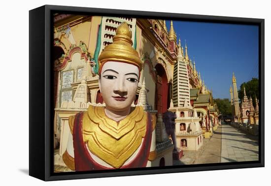 Thanbodhay Pagoda, Monywa, Sagaing Division, Myanmar (Burma), Asia-Tuul-Framed Stretched Canvas