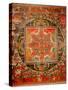 Thang-Ka Depicting a Mandala, Used as an Instrument of Meditation-null-Stretched Canvas