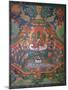 Thangka Depicting Green Tara-null-Mounted Giclee Print