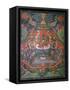 Thangka Depicting Green Tara-null-Framed Stretched Canvas