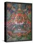 Thangka Depicting Green Tara-null-Stretched Canvas