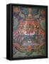 Thangka Depicting Green Tara-null-Framed Stretched Canvas