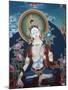 Thangka Depicting White Tara Goddess, Buddhist Symbol of Long Life, Bhaktapur, Nepal, Asia-Godong-Mounted Photographic Print