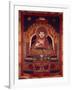 Thangka of a Drukpa Lama-null-Framed Giclee Print