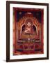 Thangka of a Drukpa Lama-null-Framed Giclee Print