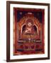 Thangka of a Drukpa Lama-null-Framed Giclee Print