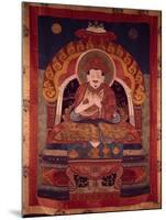 Thangka of a Drukpa Lama-null-Mounted Giclee Print
