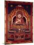 Thangka of a Drukpa Lama-null-Mounted Giclee Print