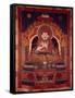 Thangka of a Drukpa Lama-null-Framed Stretched Canvas