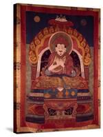 Thangka of a Drukpa Lama-null-Stretched Canvas