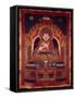 Thangka of a Drukpa Lama-null-Framed Stretched Canvas