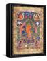 Thangka of Arapachana Manjushri-null-Framed Stretched Canvas