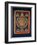 Thangka of Mandala of Chakrasamvara in Fierce Form with Red Prajna, Vajravarahi, 19th-20th Century-null-Framed Giclee Print