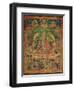 Thangka of Padmasambhava and His 'Eight Manifestations', 19th-20th Century-null-Framed Giclee Print