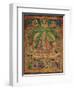 Thangka of Padmasambhava and His 'Eight Manifestations', 19th-20th Century-null-Framed Giclee Print