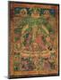 Thangka of Padmasambhava and His 'Eight Manifestations', 19th-20th Century-null-Mounted Giclee Print