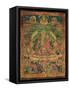 Thangka of Padmasambhava and His 'Eight Manifestations', 19th-20th Century-null-Framed Stretched Canvas