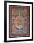 Thangka of Peaceful and Wrathful Deities, 19th-20th Century-null-Framed Giclee Print