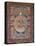 Thangka of Peaceful and Wrathful Deities, 19th-20th Century-null-Stretched Canvas