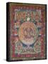 Thangka of Peaceful and Wrathful Deities, 19th-20th Century-null-Stretched Canvas