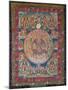 Thangka of Peaceful and Wrathful Deities, 19th-20th Century-null-Mounted Giclee Print