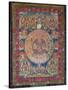 Thangka of Peaceful and Wrathful Deities, 19th-20th Century-null-Stretched Canvas