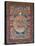 Thangka of Peaceful and Wrathful Deities, 19th-20th Century-null-Stretched Canvas